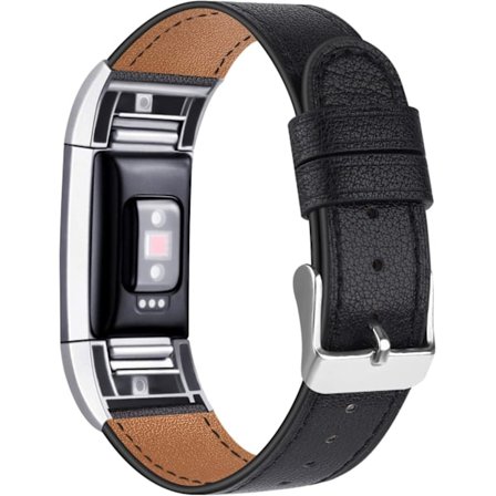 Rem til Fitbit Charge 2 i læder til sport, kvinder og mænd, justerbar