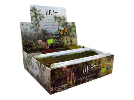LIFE BY FOLLIS Te Sortimentslåda 8 smaker 160/fp - Lyreco - Kök och servering - Kaffe och te - Te