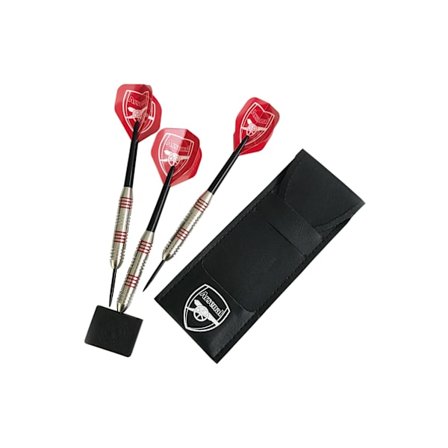Arsenal FC Läder Dartset (3-pack) One Size Röd/Svart