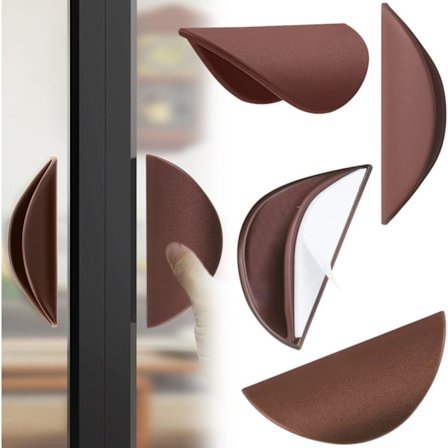 (Rød)4 stk møbelhåndtak kjøkkenskyvedørhåndtak innendørs utendørs skaphåndtak