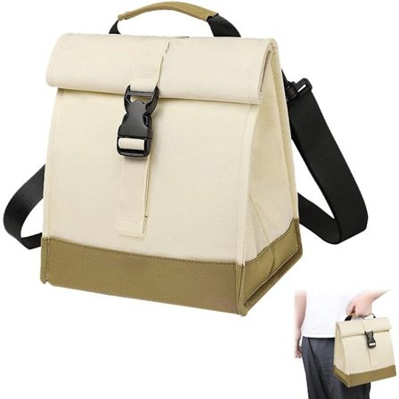 Køletaske Picnic Taske Madkasse 10L Foldbar Madkasse Termotaske Hold Varm Madkasse Isoleret Madkasse Arbejdstaske til Mad Arbejde Skole Picnic