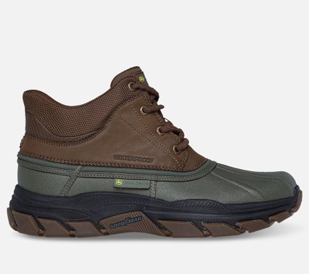 Skechers, John Deere: Relaxed Fit: Slip-ins: Respected - Swamper - Waterproof, 42, Herre