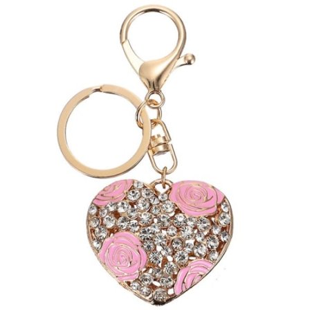 1 hjärtformad nyckelring som present till familj och vänner