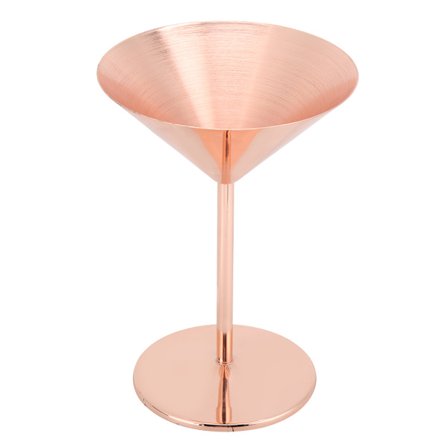 Bartilbehør 304 rustfritt stål Goblet Champagne Rødvinsglass Cocktailglass Cup Rose Gold