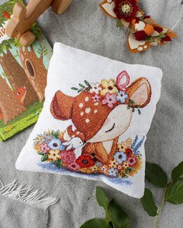 Broderikit Kudde Vänskap - Abris Art