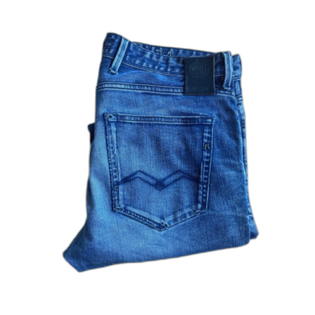 Blå Replay jeans straight fit