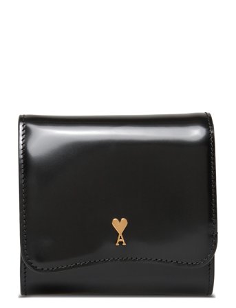 AMI Paris Paris Compact Wallet - Black - ONE SIZE