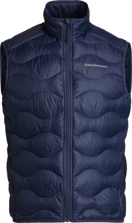 Peak Performance Men's Helium Down Vest Men lined vests Blue XXL