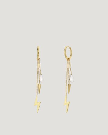 Edblad Peak Hoops Multi Gold Doré Bijoux Fille - Kids Brand Store