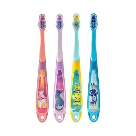 Jordan Tandbørste Step 3 Børn 6-9 år 1 stk (Asst. Farver), Medicin & Pleje, Tandpleje Til Børn, Børnetandbørster