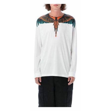 Marcelo Burlon T-Shirt Cmab007F22Jer001 Hvid, Herre T-shirts
