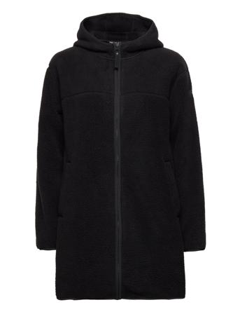W Maud Pile Jacket Sweatshirts & Hoodies Fleeces & Midlayers Sort Helly Hansen