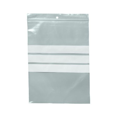 BERLIN PACKAGING Blixtlåspåse med skrivfält 80x120mm 100/fp - Lyreco - Emballage och lagerutrustning - Bärkassar och Påsar - Blixtlåspåsar