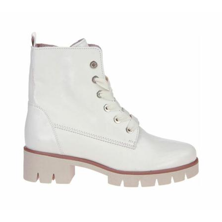 Gabor, Lace Up Boots Wit, Dames, Maat:40 EU
