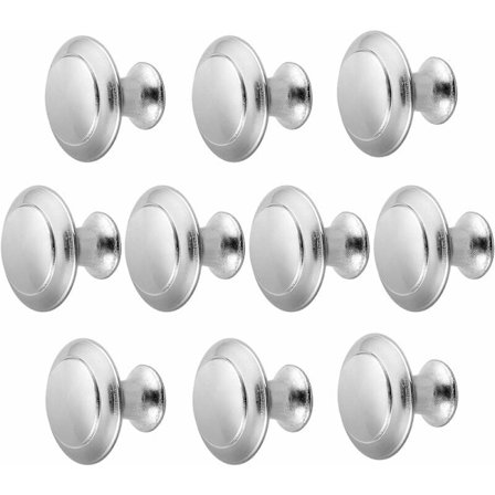 30 stk dørhåndtak møbelknotter moderne design børstet satin