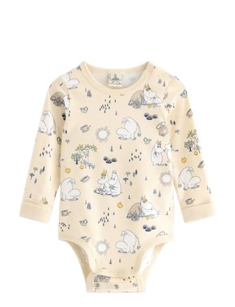 Lindex Body Moomin - Beige - 80