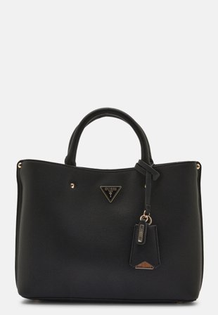 Guess Meridian Girlfriend Satchel BLA Black Klær