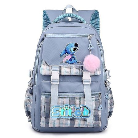 Ny Lilo og Stitch Stitch Stitch Skoletaske Studenter Rygsæk Rygsæk #09!