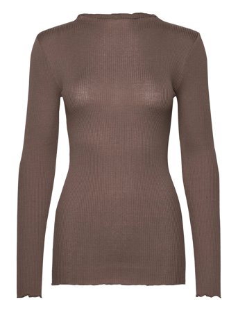 Rosemunde Silk T-Shirt - Brown - M