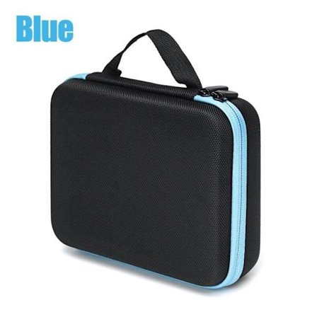 30 Fack Förvaringslåda Väska för Eterisk Olja Flaska 10ML Blå