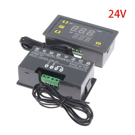 Digital temperaturkontroll LED-termostat 24v
