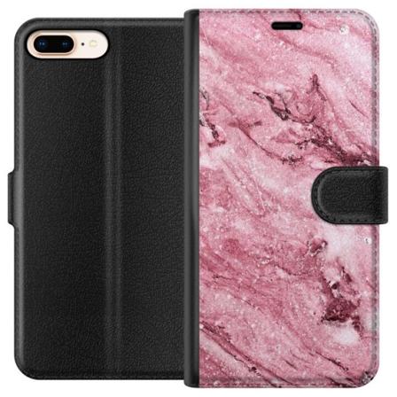 Apple iPhone 8 Plus Lommeboketui Glitrer Marmor