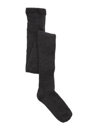 Wool Rib Tights Socks & Tights Tights Harmaa Mp Denmark