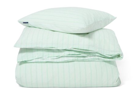 Lexington Sengesett Bomull Striped Green 140x220