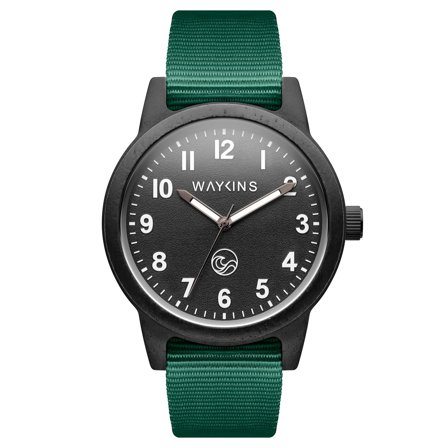 Bacana | Reloj de Bambú Negro para hombres - Relojes de pulsera