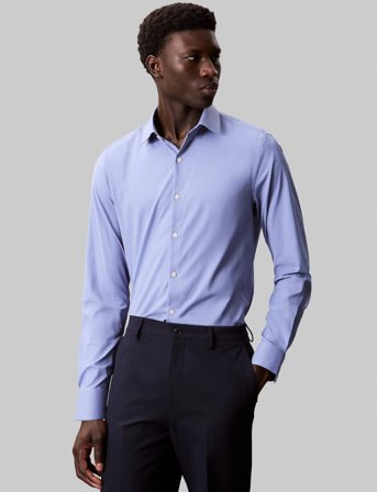 Calvin Klein Slim Perf Woven Str Sld - Blue - 43