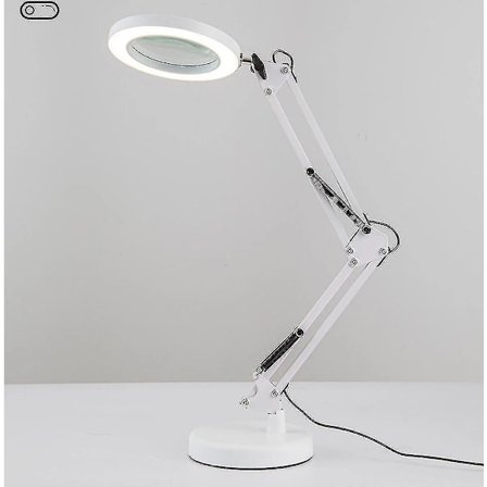 30x Forstørrelsesglass med Lys og 3 Fargemoduser 10 Justerbar Lysstyrke Forstørrelsesglass Bordlampe[pl]