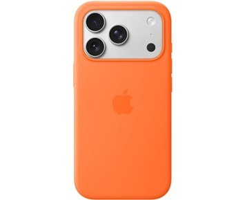 Apple iPhone 17 Pro Silicone Case with MagSafe – Orange - Silikonskal med MagSafe till iPhone 17 Pro