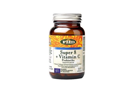 Udo's Choice Super 8 + Vitamin C 30 kaps, Helse & Madvarer, Vitaminer, C-vitamin