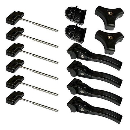 Universelle reservedeler for hard tri-fold tonneau cover pickup truck cargo cover festesett_Bra saker