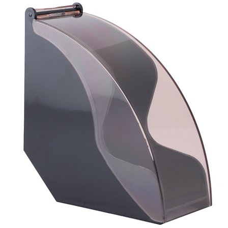 Akryl Dammtät Kaffefilterpapper Hållare Förvaringsdispenserställ Med Lock Kaffeverktyg