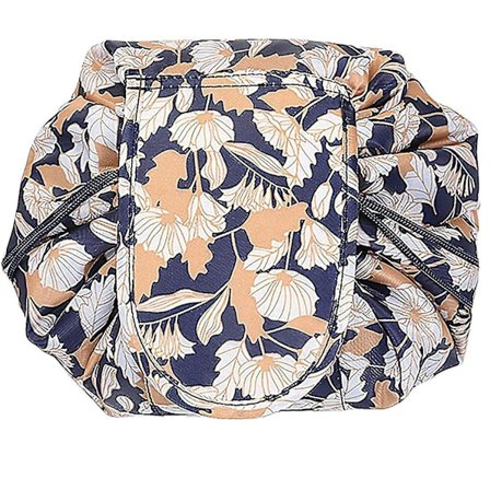 Large Capacity Lazy Makeup Toiletry Bag Drawstring Portable Travel Casual Waterproof Quick Pack Magic Makeup Storage Bag For Women Girls