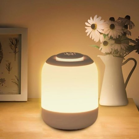 Kosketusyölamppu, ladattava pöytälamppu 3 himmennettävällä tilalla, 2800K-4500K, 2400mAh, makuuhuoneeseen, toimistoon, lamput