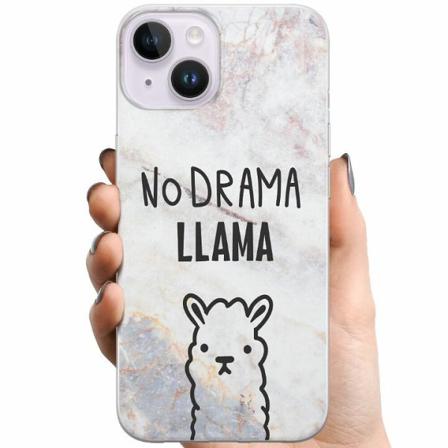 Apple Iphone 14 Plus Tpu Mobilskal Llama Marble