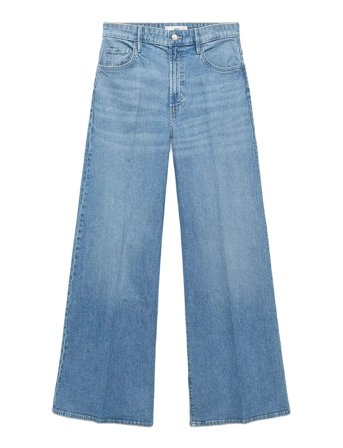 Mango | High-Waisted Wide-Leg Jeans | 32