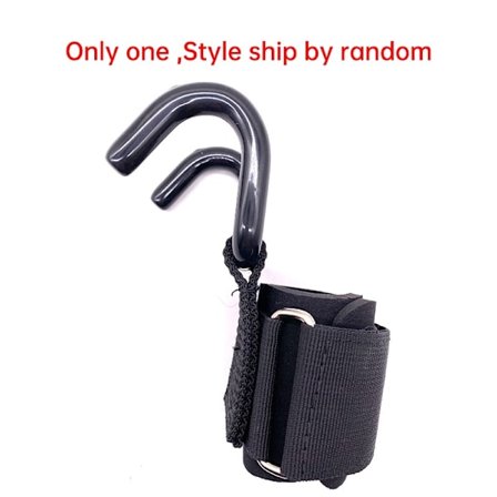 Förbättrad version Viktlyftskrok Hand-Bar Handledsremmar Handske Viktlyftning Styrketräning Gym Fitness Krok Vikt