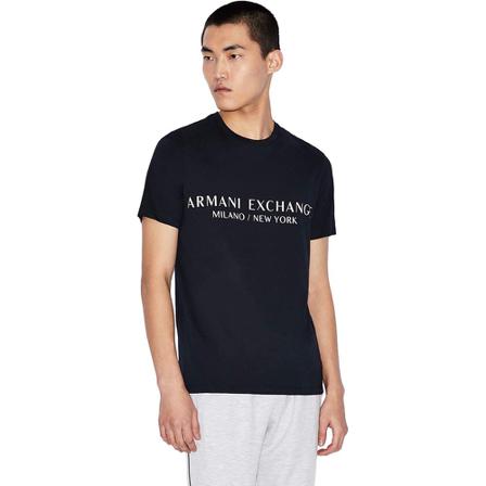 Armani Exchange, T-shirt Blauw, Heren, Maat:M