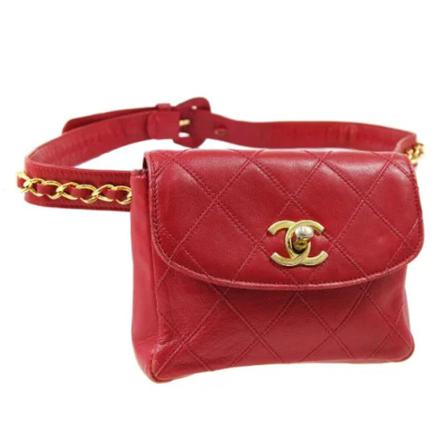 Chanel Vintage, Pre-owned Leather chanel-bags Rood, Dames, Maat:ONE Size
