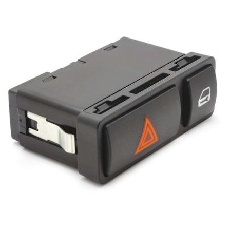 Nödbelysning Strömbrytare Tryckknapp Varningslampa Lås Strömbrytare för - 3-serien E46 61318368920