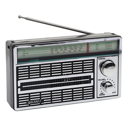 Kannettava Am/fm/sw Vintage Elderly Radio, Ulkoilma Kannettava Radio, Nuppisäädöllä Ulkoilma