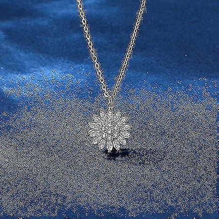 Til Min Datter - Solsikke Fidget Spinnende Halskæde, Du Er Min Solskin