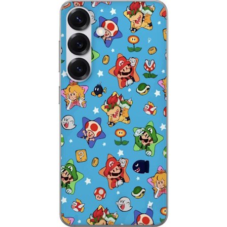 Kompatibelt Mobilskal till Samsung Samsung Galaxy S25 Nintendo Mario Mönster Switch Spel