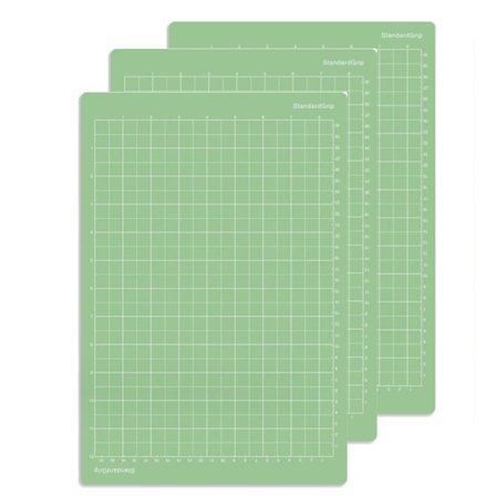 Skjærebrett for Cricut Joy Xtra 3-pakning erstatningsutvalg Standard Grip Light Grip Strong Grip Adhesive Cut Mats (FMY)