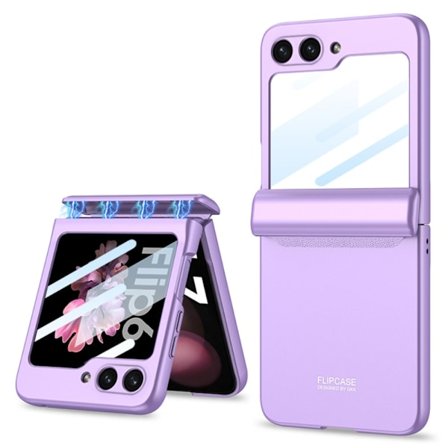 GKK Galaxy Z Flip 6 / 7 FE Skal Hybrid Lila