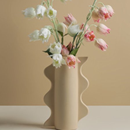 Geometrisk Vas Morandi Keramik, Vardagsrumsblomma