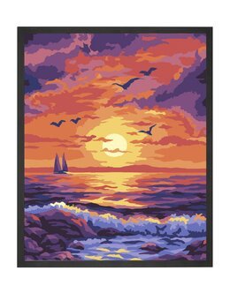 Paint by numbers am Meer